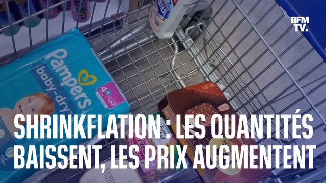 Shrinkflation : BFMTV a répertorié 122 références nationales dont les quantités ont baissé alors que les prix ont augmenté