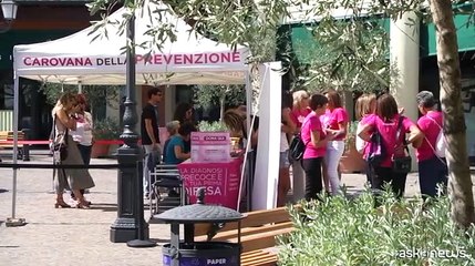 Al via da Castel Romano Designer Outlet il "Tour Rosa per la Salute"