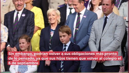 William y Kate podrían retomar actividades reales más pronto de lo pensado