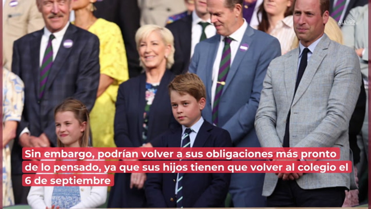 William y Kate podrían retomar actividades reales más pronto de lo pensado