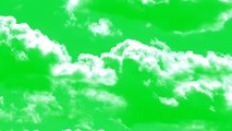 Clouds Cloudscape Green screen free stock footage