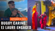Bugoy Cariño and EJ Laure are engaged