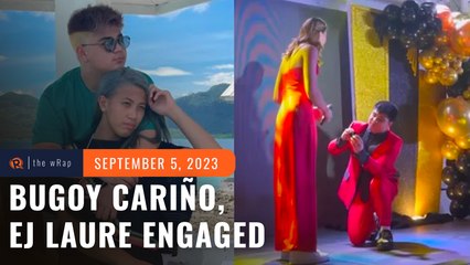 Bugoy Cariño and EJ Laure are engaged