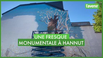 Une fresque monumentale à Hannut