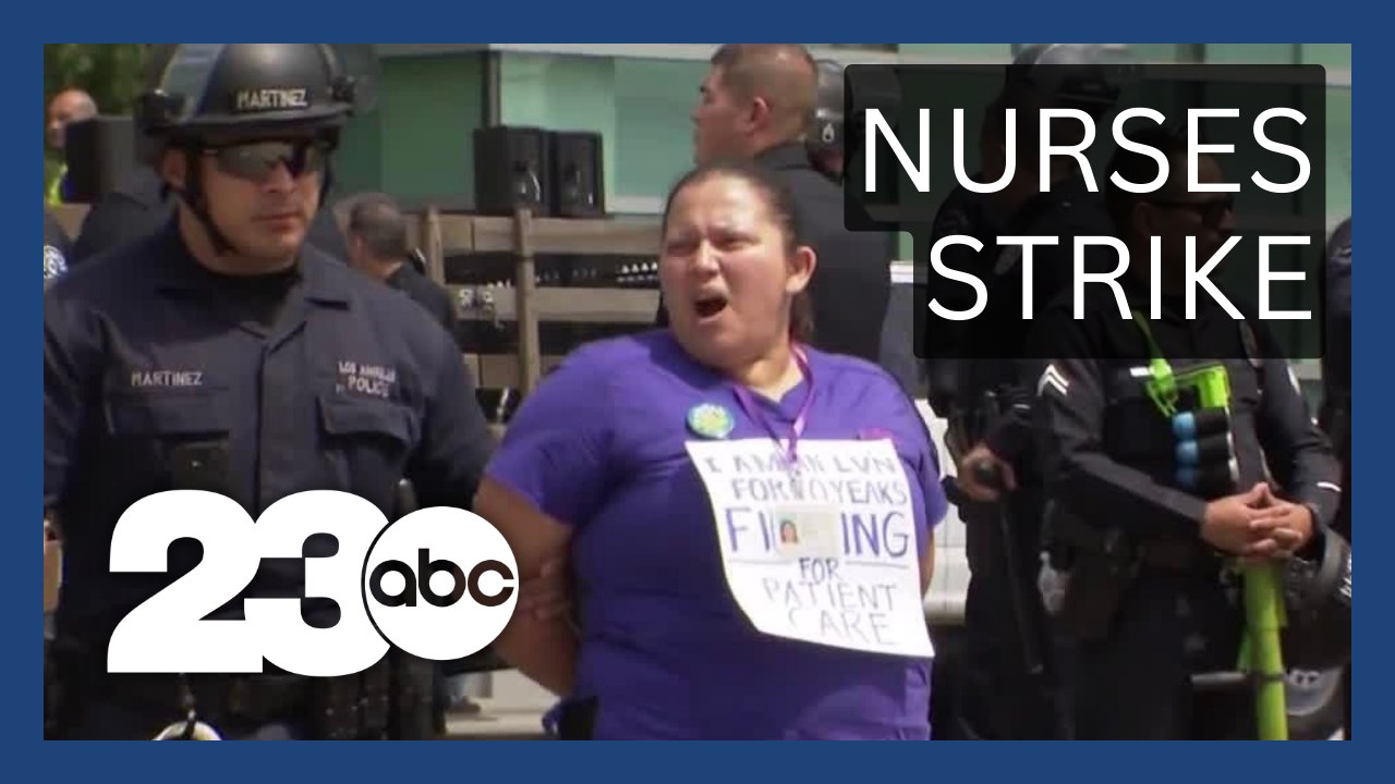 Healthcare workers arrested at Labor Day protest