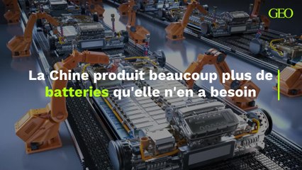 La Chine produit beaucoup plus de batteries qu'elle n'en a besoin