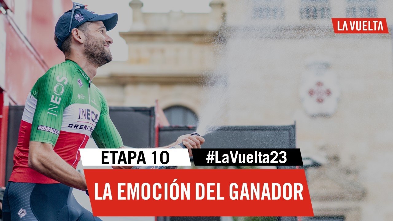 Winner's emotion - Stage 10 - La Vuelta 2023