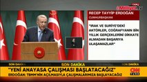Cumhurbaşkanı Erdoğan Kabine toplantısı sonrası açıklamalarda bulunuyor
