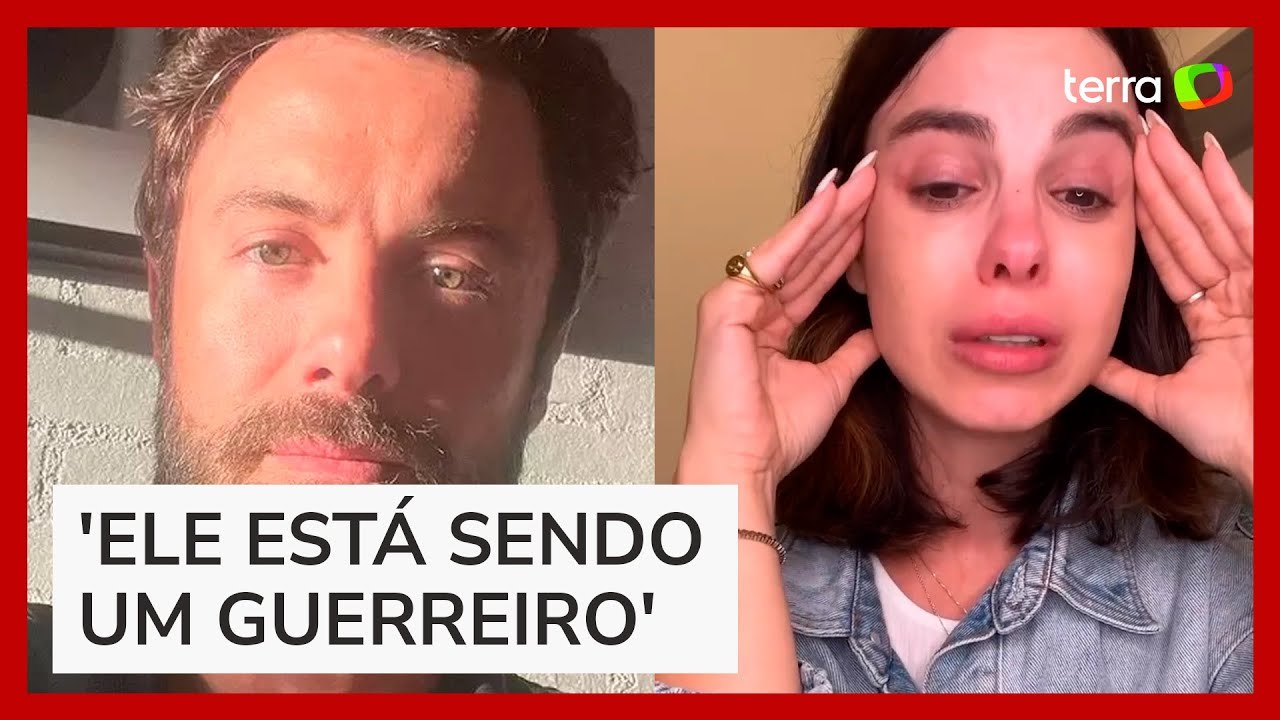 Sthefany Brito chora ao falar sobre o estado de saúde de Kayky: 'Está lutando muito'