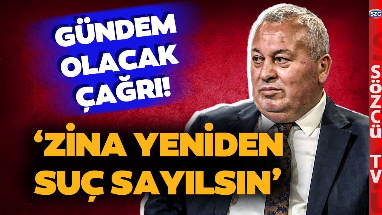 'Zina Suç Olsun' Cemal Enginyurt'tan Refah Partisi'ne Gündem Olacak Çağrı!