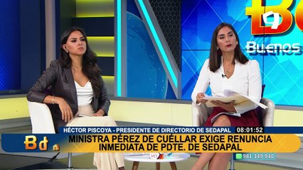 Héctor Piscoya, expresidente del directorio Sedapal: tengo pruebas que me respaldan