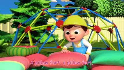 Let's Build a Pillow Fort - CoComelon Nursery Rhymes & Kids Songs