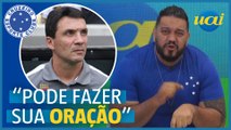 Hugão critica Zé Ricardo no Cruzeiro e pede 'oração'