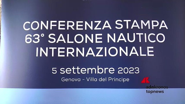 Nautica, presentata 63esima edizione del Salone Nautico di Genova