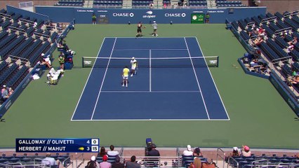 Galloway/Olivetti - Herbert/Mahut - Les temps forts du match - US Open
