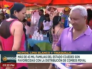 PDVAL distribuye combos CLAP a más de 43 mil habitantes del estado Cojedes