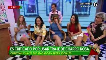 Christian Chávez desata criticas por usar traje de charro