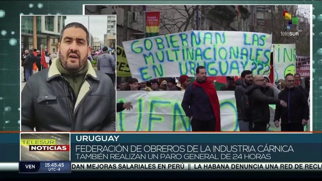 En Uruguay diversos sindicatos se movilizan para exigir mejoras laborales