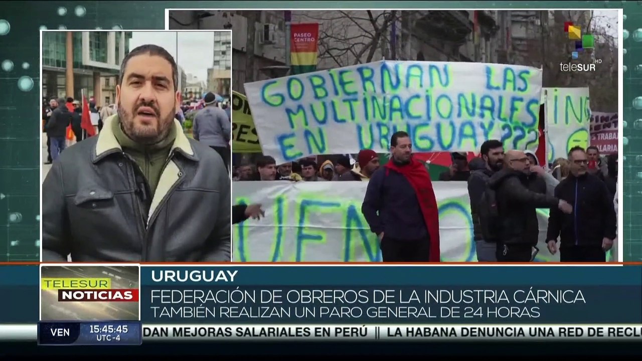En Uruguay diversos sindicatos se movilizan para exigir mejoras laborales