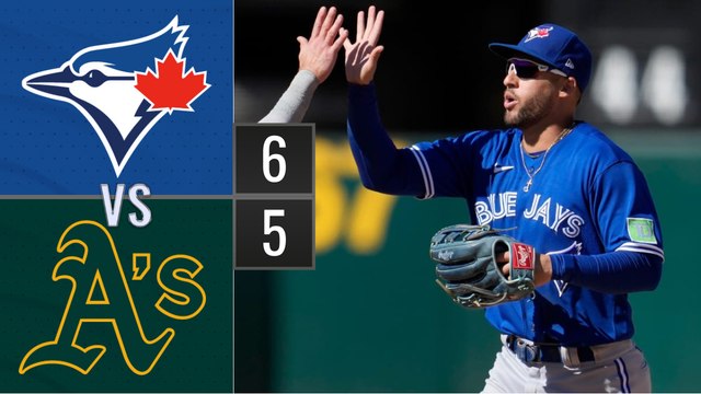 Resumen Azulejos de Toronto vs Atléticos de Oakland / MLB 04-09-2023