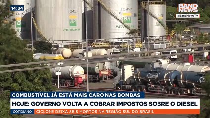 Governo volta a cobrar impostos sobre o diesel | BandNews TV