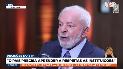 Lula defende que votos de ministros do STF sejam secretos | BandNews TV