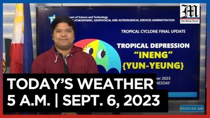 Early Morning Weather Update for September 6, 2023 ☀️