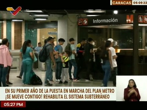 Plan Metro ¡Se Mueve Contigo! arriba a su primer año rehabilitando el sistema subterráneo