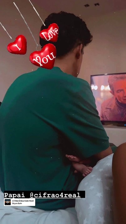 Cifrão com a filha
