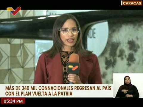 Más de 340 mil connacionales regresan al país con el Plan Vuelta a la Patria