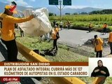 Inicia Plan de Asfaltado en más de 127 kilómetros de vialidad en el estado Carabobo