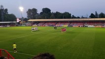 Watch as Crawley Town and Charlton Athletic players pay tribute to fan
