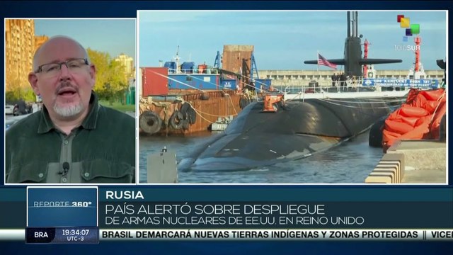 Rusia califica posible despliegue de armas nucleares de EE. UU. en Reino Unido como una profundización de las tensiones bélicas.