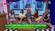 Christian Chávez desata criticas por usar traje de charro