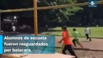 Balacera desata pánico entre estudiantes de primaria en Morelos