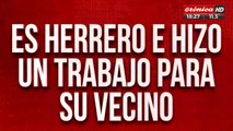 Herrero hizo un trabajo y ahora teme por la vida de su familia