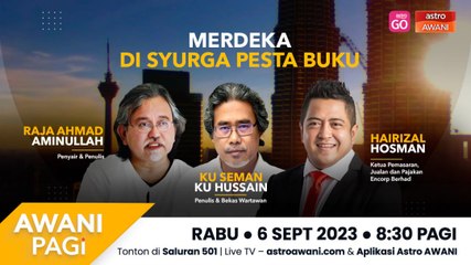 AWANI Pagi: Merdeka di syurga pesta buku