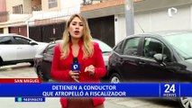 San Miguel: conductor que atropelló a fiscalizador cuenta con dos infracciones graves