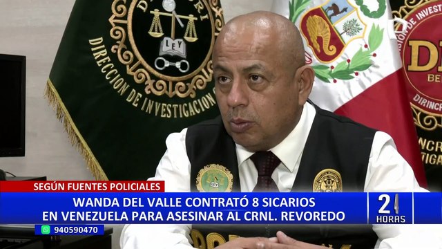 Wanda del Valle: sicarios enviados para asesinar al coronel Víctor Revoredo ya estarían en Perú