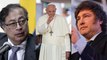 Gustavo Petro salió en defensa del papa Francisco tras fuertes críticas de Javier Milei