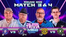Frank the Tank vs. Glenny Balls & Large vs. Klemmer (Match 3&4, Round 1 - The Dozen Trivia 1v1 Battle Royale 2023)