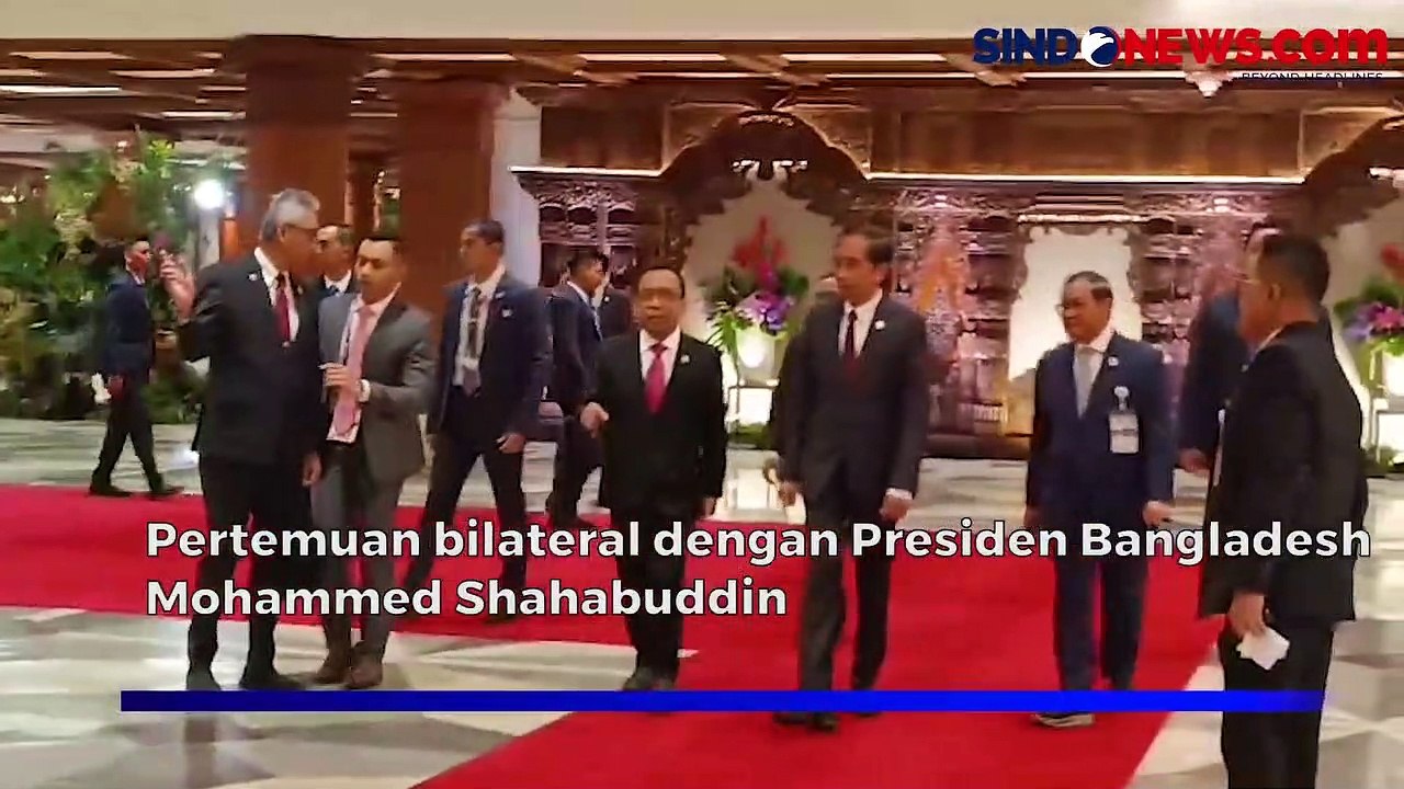 Presiden Jokowi Gelar Pertemuan Bilateral Dengan Presiden Bangladesh ...