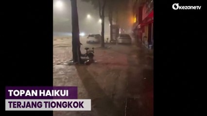 Topan Haikui Terjang Fujian Tiongkok