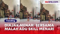 Viral Aksi Pria Adu Skill Menari dengan Penari Bali, Warganet: Aku Kira Cupu Ternyata Suhu..