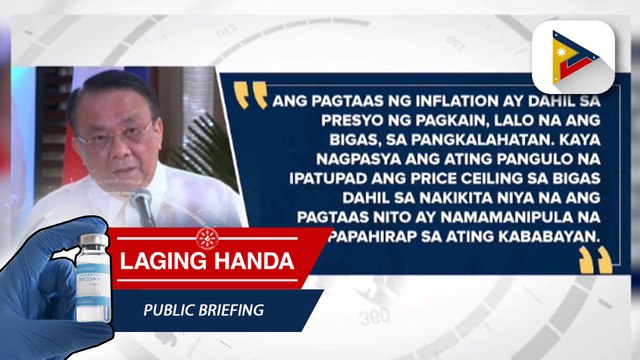 Pagbabantay sa mga pamilihan, paiigtingin pa sa harap ng pagbilis ng inflation ayon kay ES Bersamin