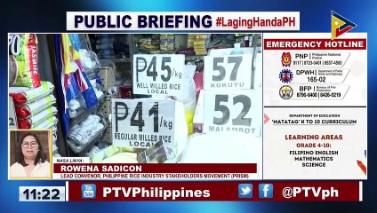 PH Rice Industry Stakeholders Movement, suportado ang ipinatupad na price ceiling sa bigas