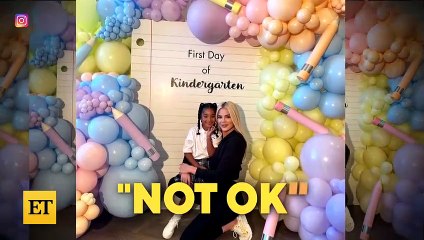 Khloé Kardashian Is 'Not OK' on True's First Day of Kindergarten