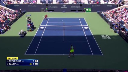 US Open - Expéditive contre Ostapenko, Gauff rallie le dernier carré
