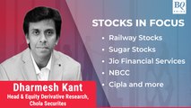 Stocks In Focus: Railway Stocks, Sugar Stocks, JFS, NBCC & More | BQ Prime