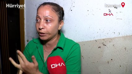 Arnavutköy'de birçok ev ve iş yeri sular altında kaldı! 'Mahvolduk'